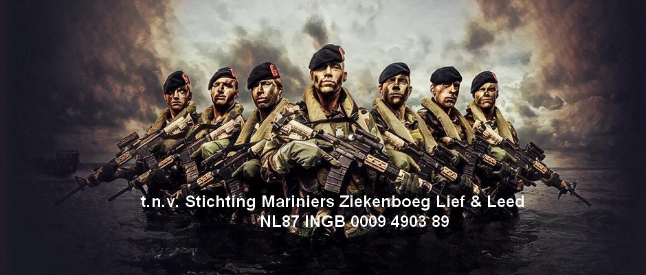 Donatie : Carol Magermans - Tom Schonenberg - Eric Ig - Henry Boeren
Dank namens de Mariniers Ziekenboeg Lief &amp; leed