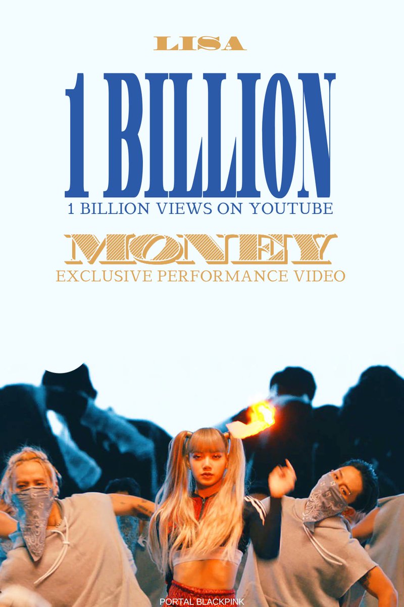 WOAHH this poster is so s!ckk i love it so much 🔥🔥

CONGRATS LISA
#MONEY1BILLIONVIEWS