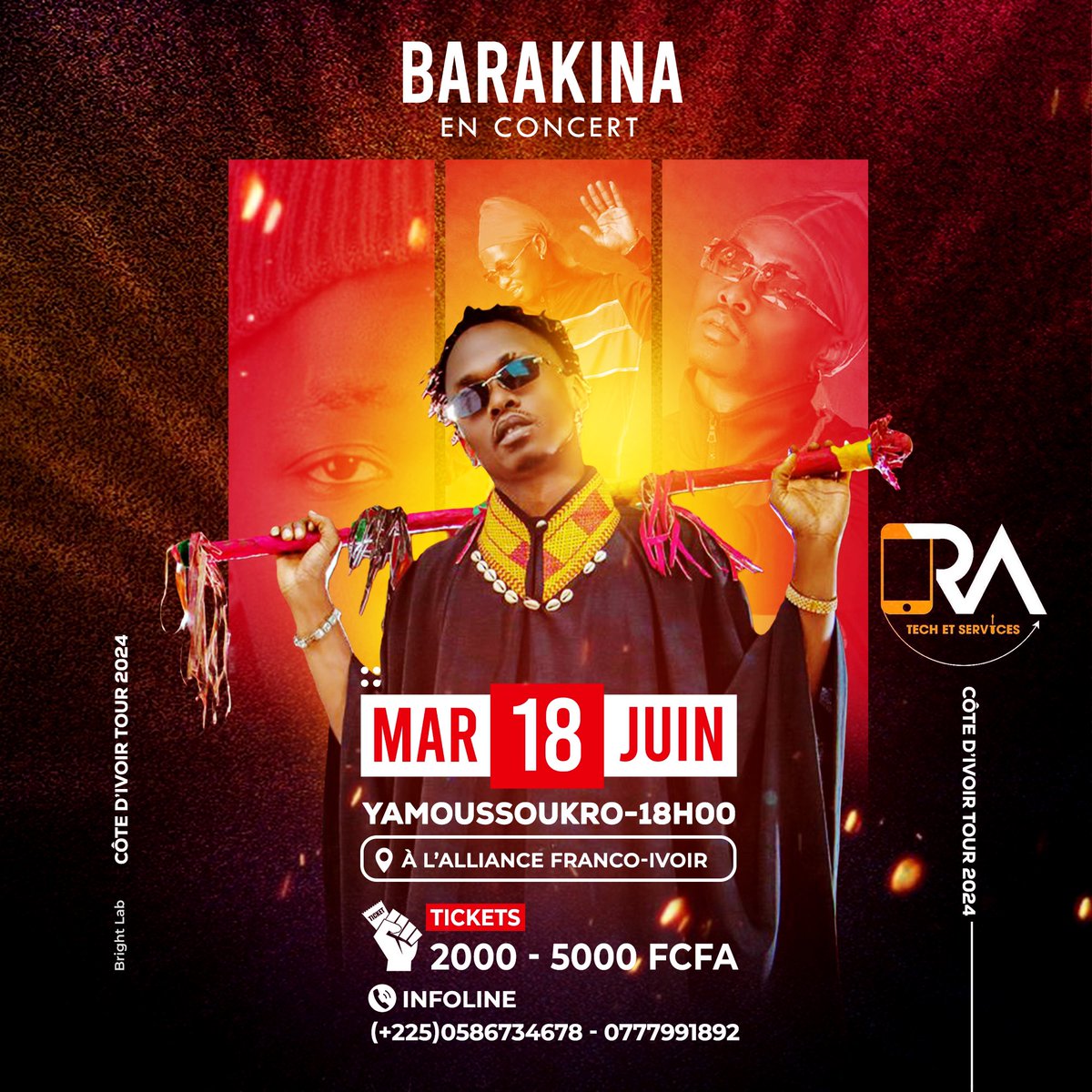 BarakinaG's tweet photo. Ivoire Tour - YAMOUSSOUKRO - ABIDJAN 18 et 20 Juin 2024 👽 https://t.co/BGP6WG3k4q