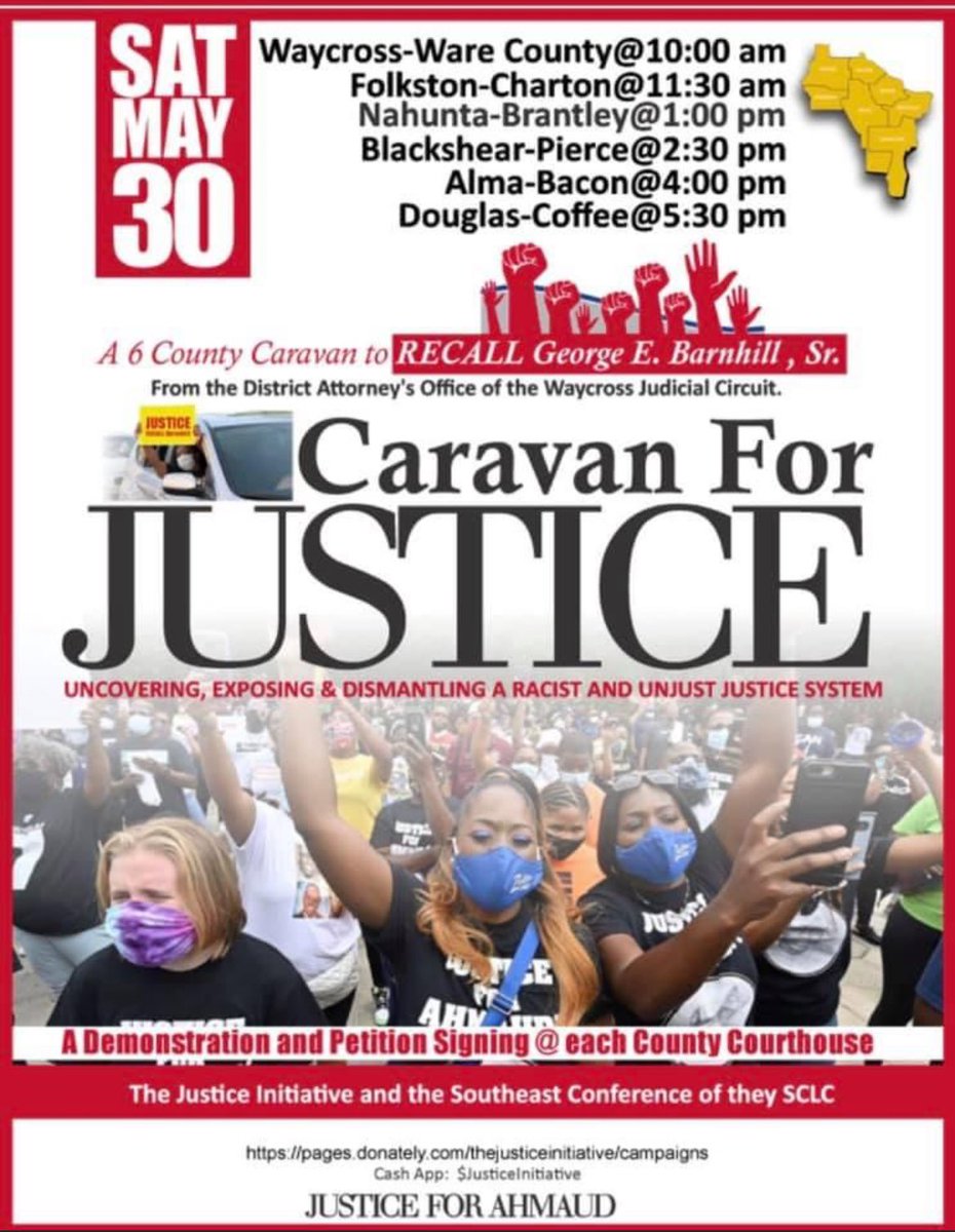 Four years ago, we planned and implemented a caravan for justice in Southeast Georgia and on June 5, 2024 we will continue to movement for 100% #JusticeforAhmaud. #AhmaudArbery follow the @TJC_DC more details.