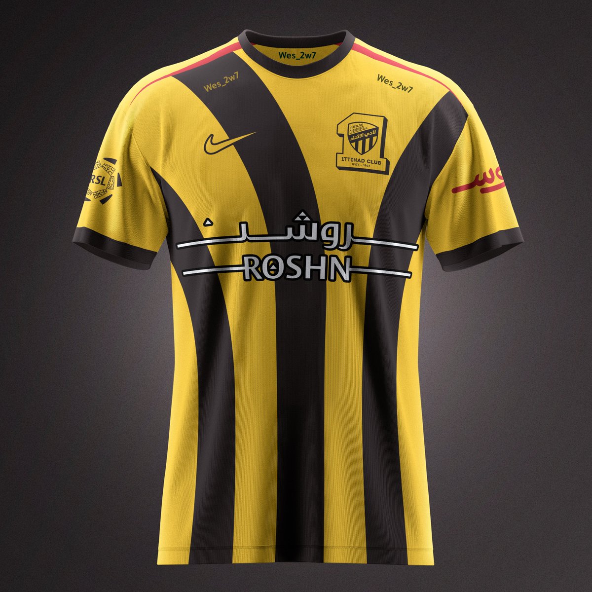 Wes_2w7's tweet photo. تصميمي لطقم لنادي الاتحاد مستوحى من طقم 2005 التاريخي @loaynazer https://t.co/sitZIAp5R1