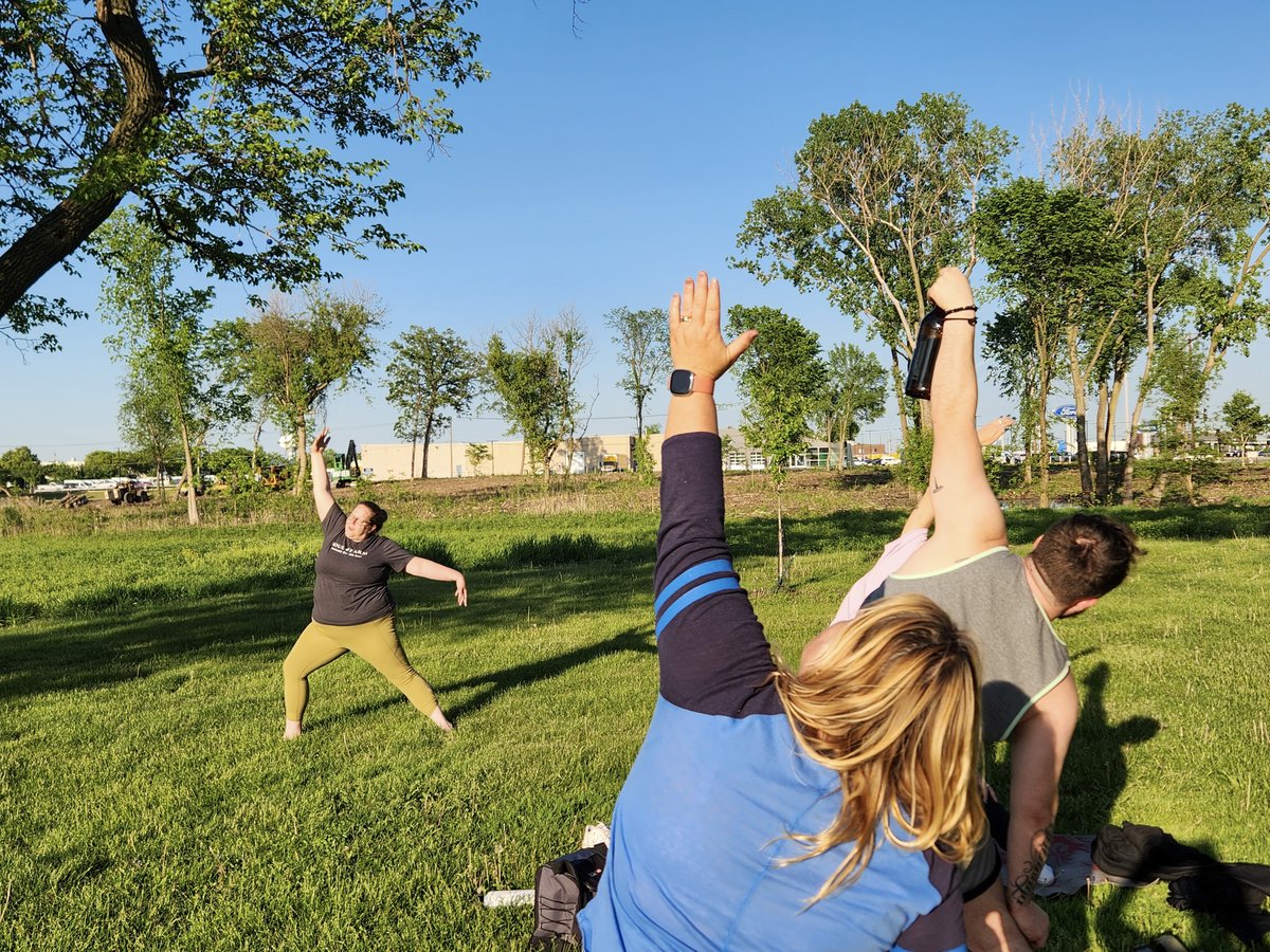 Hey beer lovers! 🍻TODAY, May 25 is the last day to register for Beer Yoga at #FischerFarm! 🧘‍♂️ Sip, stretch and enjoy a cold one on Saturday, June 1. The only workout where 'hoppy' and 'happy' go hand in hand! Register at the DGLC. #FischerFarm #BeerYoga