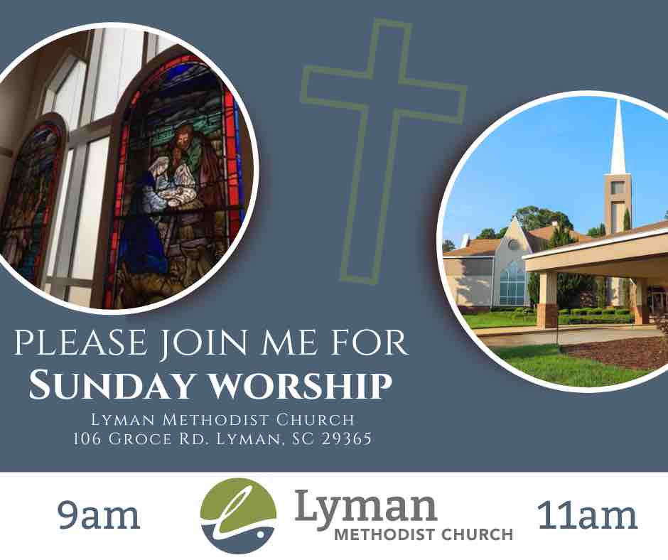 We hope to see you tomorrow for worship! Use this post, or graphic, to personal invite someone to join you!