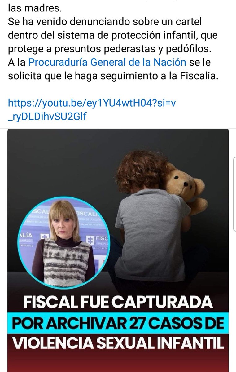 El interés superior de los niños, niñas y adolescentes no está siendo garantizado en Colombia. @CorteIDH los actores dentro del sitema de proteccion infantil prefieren proteger  y defender pederastas y pedófilos. @FiscaliaCol @CConstitucional @PGN_COL.