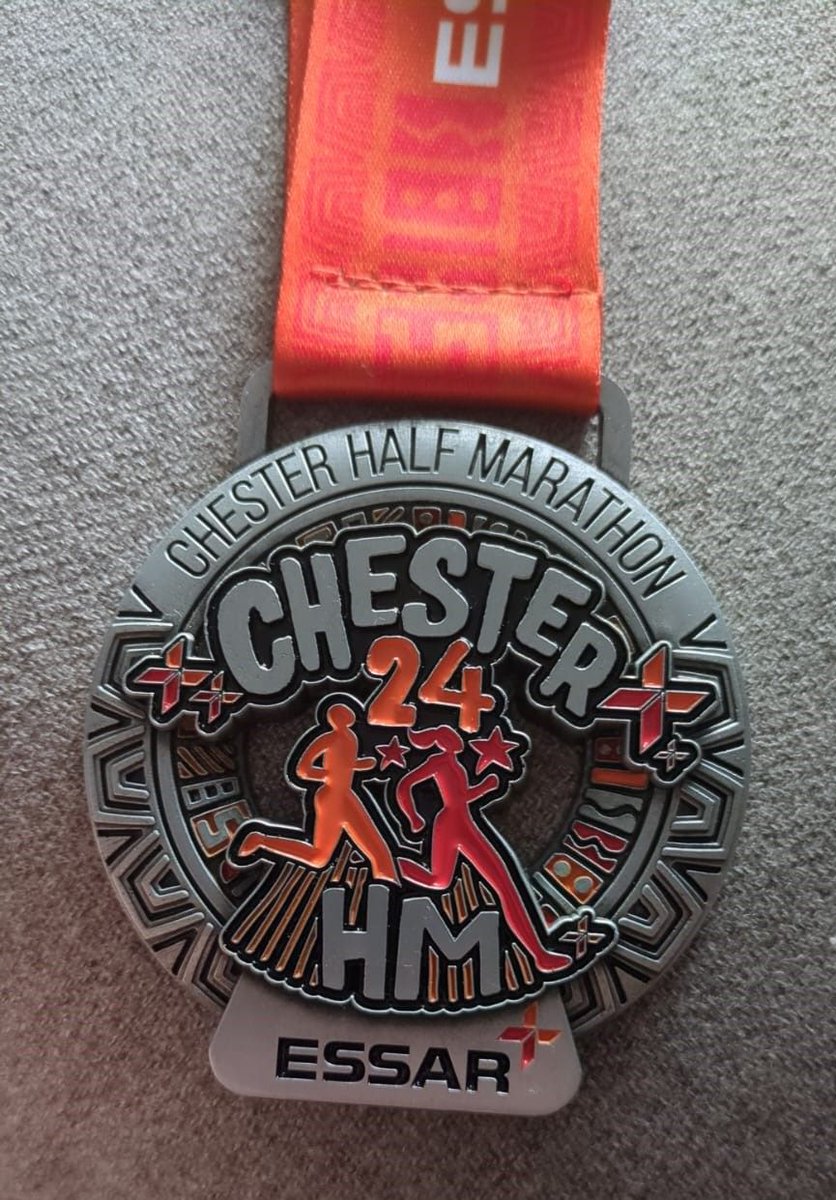 Congratulations to our Financial Contoller Louise who ran the Chester half marathon last weekend. Despite the hot weather she did this in 1 hour & 53 minutes, with her Husband Craig just beating her by 60 seconds! Well done Louise, we're very proud of you.  #chesterhalfmarathon