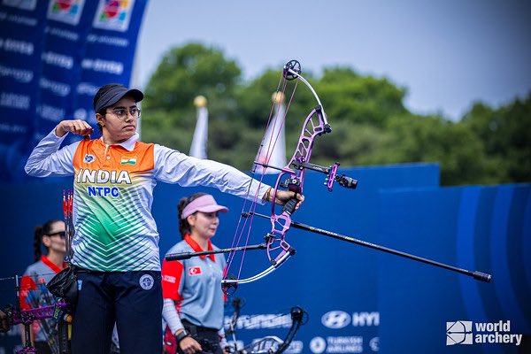 Back-to-Back Gold! 🥇🥇🇮🇳
2nd team gold this season at world cup stage 2, Yecheon, South Korea
Ranked 7th individually, hopefully will do better in Stage-3.