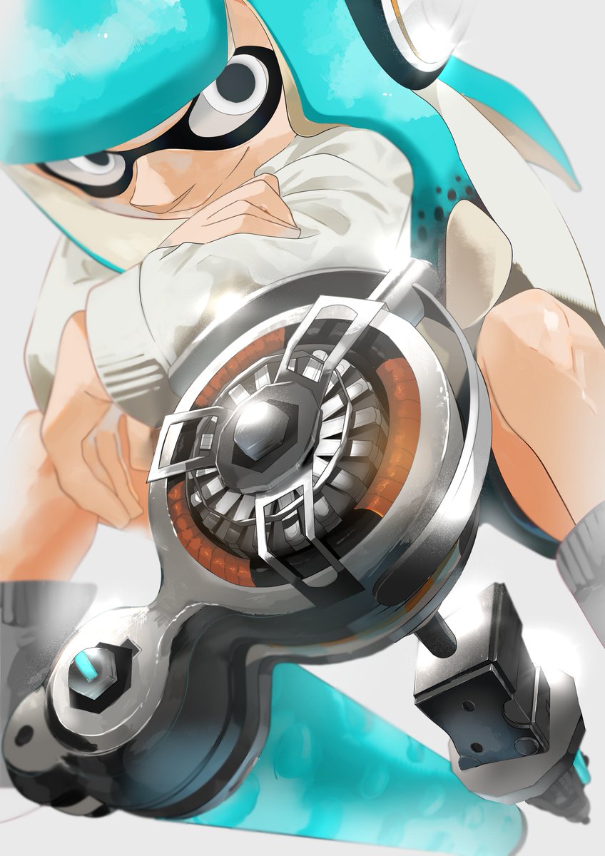 ダイナモローラーで参加させていただきました！
#第３回splatoon3ブキ絵企画