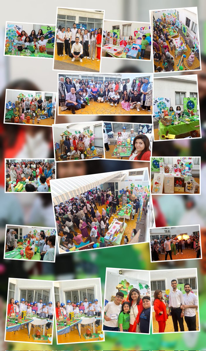 I am proud of my 5&amp;6 learners for presenting their projects on harvesting water &amp;using renewable energy.Cycle1 learners displayed an upcycled zoo and creatively formed 3body systems from upcycled materials.All to raise awareness to save 🌍&amp;support the SDGs.🌍💡🌱#SDGs #ExpoDawha
