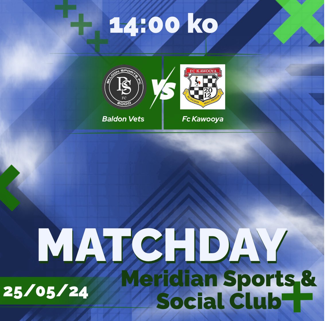 Good luck to the vets side today on their cup final 💙