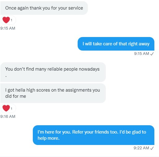 Top_Notch 👌essays & Assignments Plug💯💚 tweet media