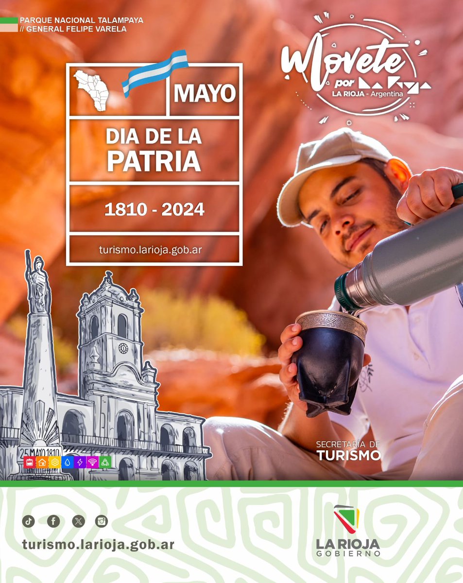 🇦🇷 En un nuevo aniversario de la Revolución de Mayo,  en el que se inició el proceso de surgimiento de un Estado nacional libre, sigamos día a día el ejemplo de quienes dieron el primer paso para construir nuestro país con fuerza y empuje 🙌🏻.

🇦🇷🧉¡Viva La Patria! 🧉🇦🇷