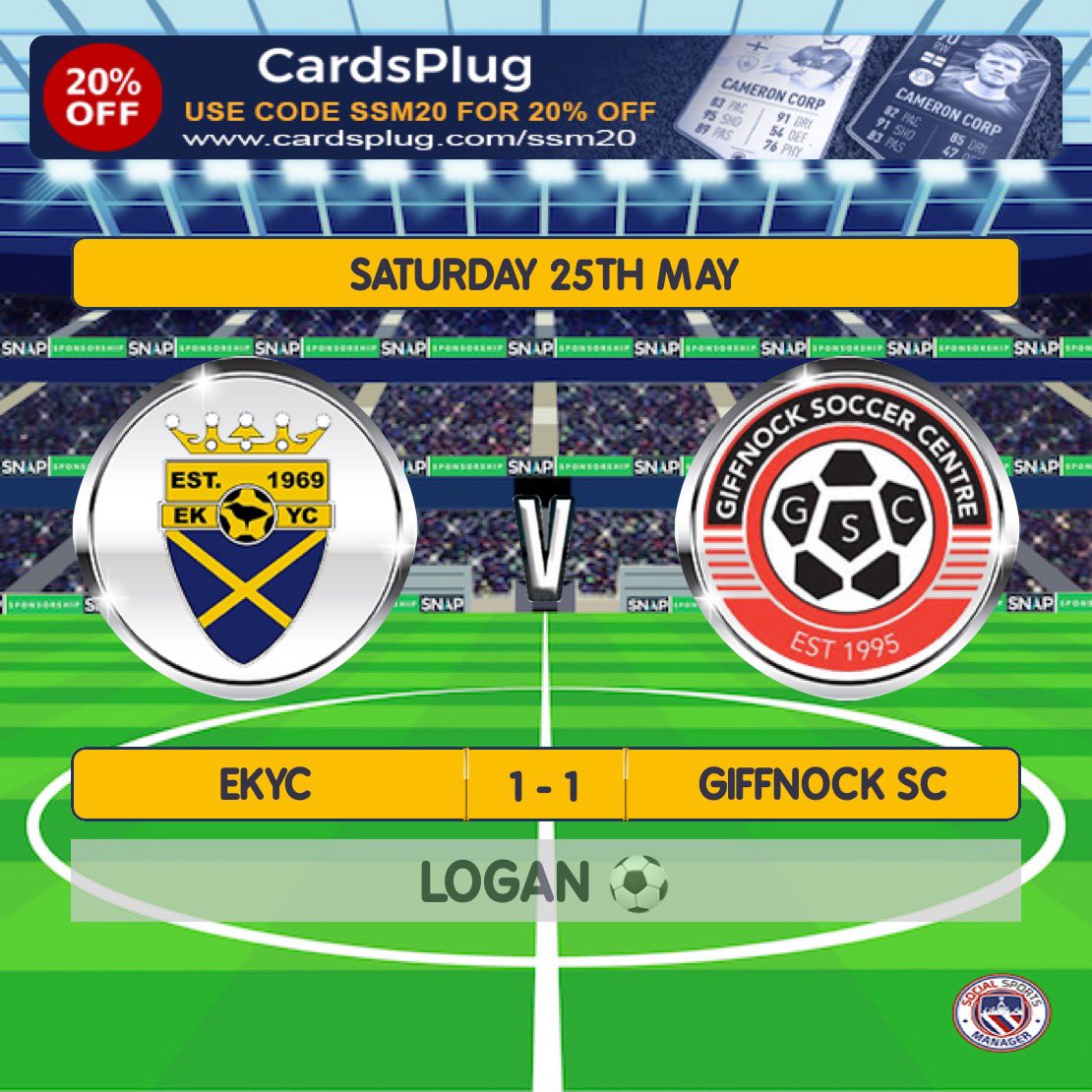 EKYC 2010 ⚽️⚽️⚽️ (@2010ekyc) on Twitter photo Div A cup <a href="/PJDistrictYFL/">P&J District YFL</a> duty today where we had a home game against <a href="/Giffnock_SC/">Giffnock SC</a>. Was a close game with Logan getting the YC equaliser in the last few minutes. Well done to all the boys who are now into the semi’s after topping Div A group. #ekyc #ekyc2010s #teamgame 💙💛 Div A cup <a href="/PJDistrictYFL/">P&J District YFL</a> duty today where we had a home game against <a href="/Giffnock_SC/">Giffnock SC</a>. Was a close game with Logan getting the YC equaliser in the last few minutes. Well done to all the boys who are now into the semi’s after topping Div A group. #ekyc #ekyc2010s #teamgame 💙💛
