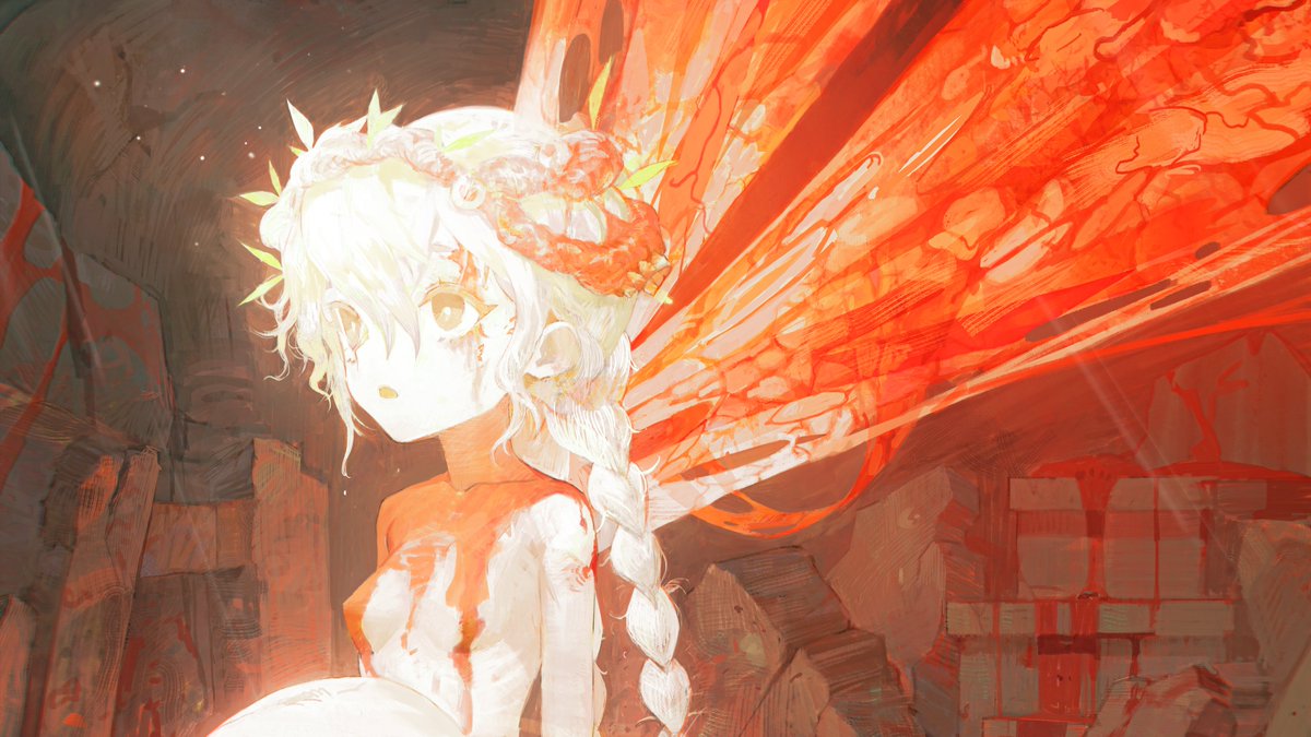 Moru_minjun's tweet image. #Blood #art #animegirl #digitalartwork #血液 #少女