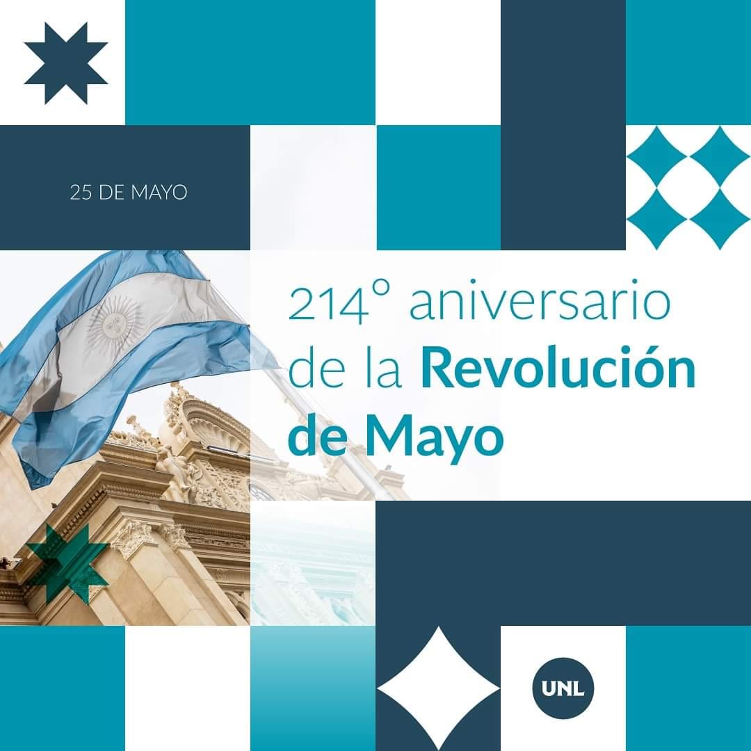 🇦🇷 En el 214° aniversario de la conformación del Primer Gobierno Patrio de la Argentina, la #UNLitoral ratifica su compromiso con la Educación Pública, herramienta esencial para la consolidación de una Nación libre y soberana.