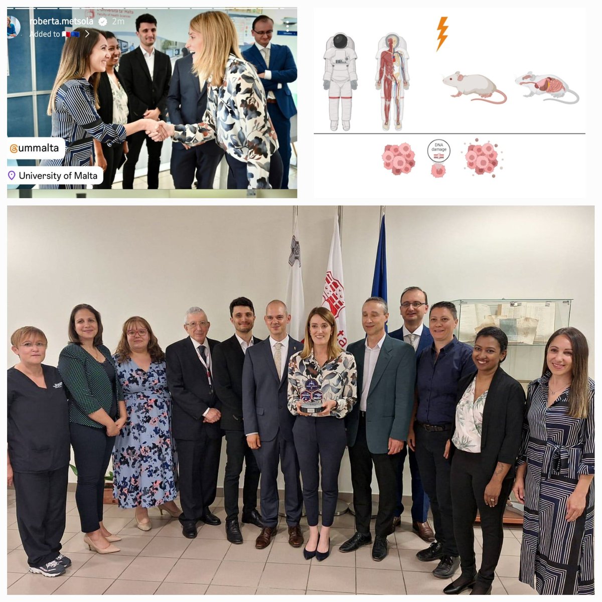 Anu R I (@anu_iris) on Twitter photo 🚀🔥Had the absolute honour to meet & present ideas on #Cancer Research🎗️, and #Spaceflight Ethics to the President of the European Parliament, Roberta Metsola!!!
Historic moment! Thank you, <a href="/EP_President/">Roberta Metsola</a>
#India #Malta #AI #SpaceExploration #precisionmedicine 🚀🔥Had the absolute honour to meet & present ideas on #Cancer Research🎗️, and #Spaceflight Ethics to the President of the European Parliament, Roberta Metsola!!!
Historic moment! Thank you, <a href="/EP_President/">Roberta Metsola</a>
#India #Malta #AI #SpaceExploration #precisionmedicine
