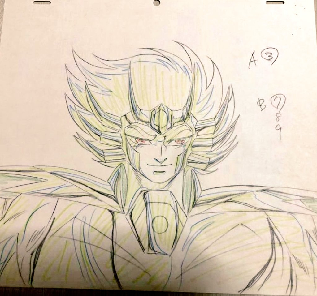 ArchivesCels's tweet photo. #WORKS✏️
#MasahiroNaoi #EP48
#TomokoKobayashi #EP50
#SaintSeiya #聖闘士星矢
#DeathMask #Cancer
#ToeiAnimation https://t.co/2Ewxpmxtsw