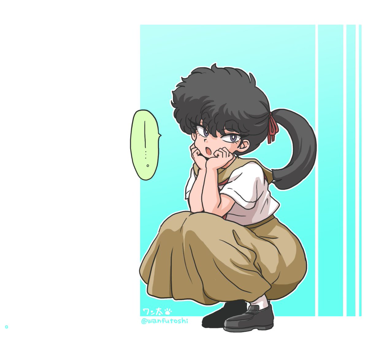 「へべ女制服③ 」|ワン太🐾のイラスト