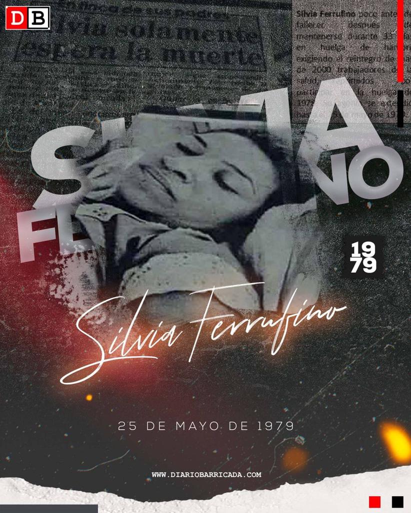 💥El 25 Mayo 1979, hace 45 años, falleció en casa de sus padres en la comunidad de Jocote Dulce, Managua, la enfermera Silvia Ferrufino Sobalvarro. 📌Murió como consecuencia de los 33 días de huelga de hambre que hizo para exigir a la Dictadura Somocista #UnidosEnVictorias