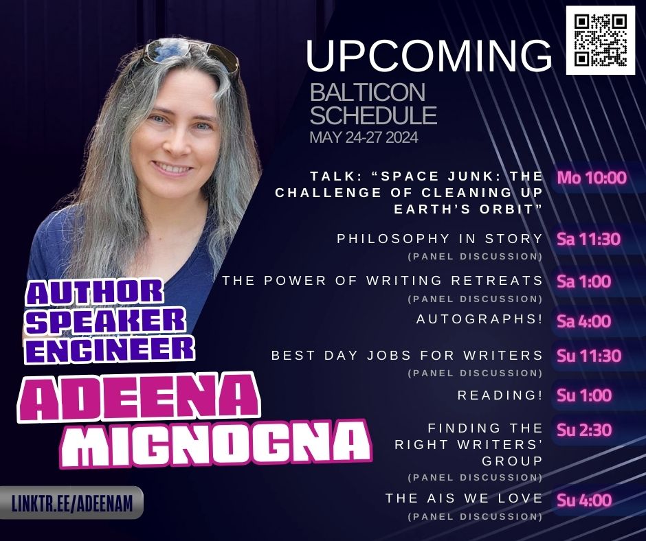My time at <a href="/Balticon/">Balticon</a> starts today! :) Come say "Hi!"