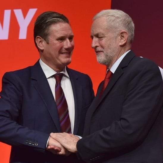 🚨NEW: Keir Starmer expelled Jeremy Corbyn's membership from the Labour Party because he feared if he got elected, back benchers would attempt to oust him after six months and replace him with Corbyn.

Is Starmer's actions here proving that the #Labour party has NOT changed?! 😳