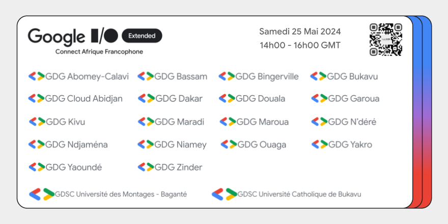 GDGAfriqueFranc's tweet photo. A tout à l'heure🎉🎉
@GDGAbomeyCalavi, @GDGBassam, @gdgbingerville, @GdgBukavu, @gdg_dakar, @GDGDouala, GDG Garoua, @gdg_kivu, @gdgmaradi, @GoogleDevMaroua, GDG Ndéré, @GDGNDjamena, @gdgniamey, @GdgOuaga, @gdgyakro, @GDGYaounde, @gdgZinder 

#IOConnectAF
🔗https://t.co/fj7FX6Jk1X https://t.co/GkX7zEoOjQ