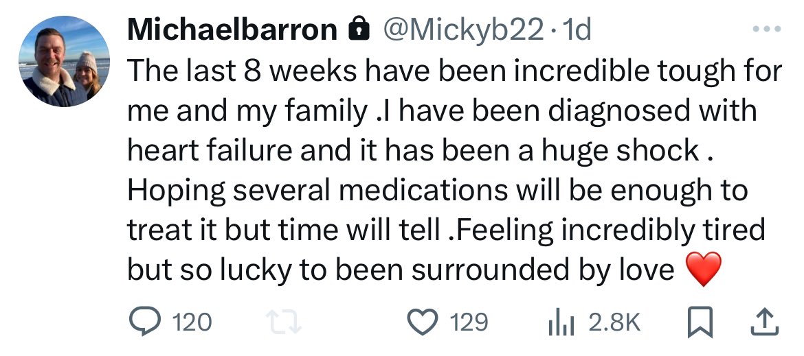 Switch Of Play (@switch_of_play) on Twitter photo Sending best wishes to our very own <a href="/Mickyb22/">Michaelbarron</a> following his update.
Youโve got this, Skip. ๐๐ค Sending best wishes to our very own <a href="/Mickyb22/">Michaelbarron</a> following his update.
Youโve got this, Skip. ๐๐ค