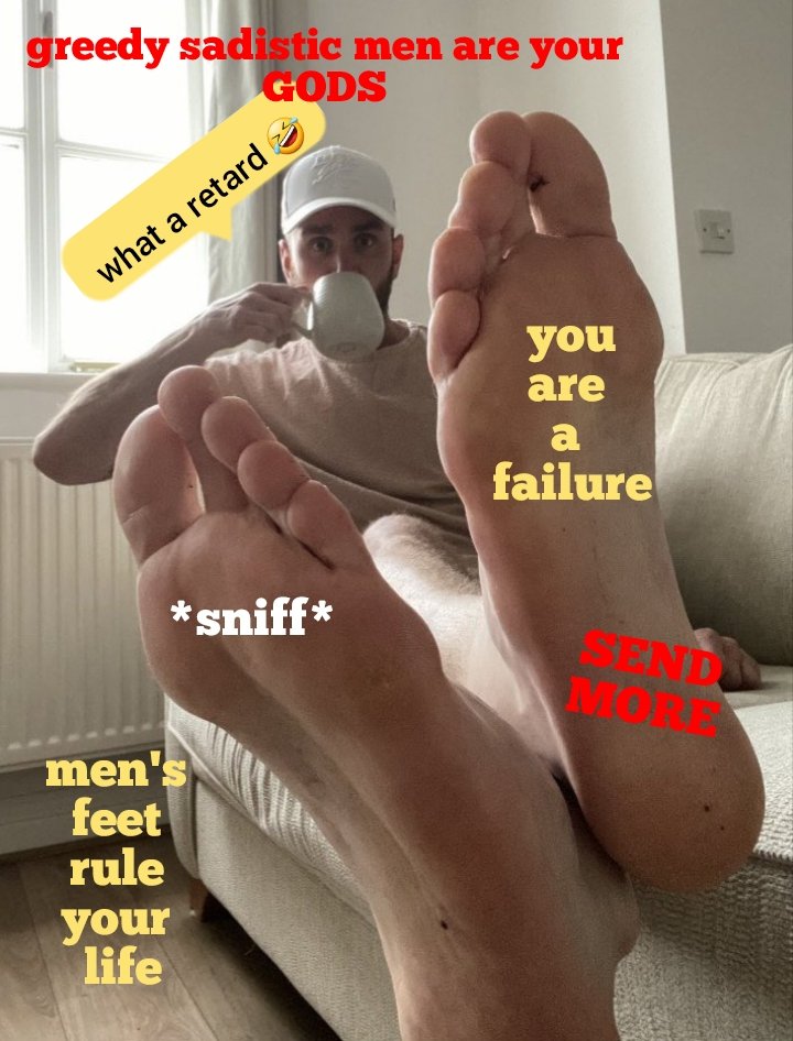 SuperiorPervert's tweet photo. good retards like you always worship greedy men who want to take advantage of your addiction, ALWAYS send more 🤑💸💰 https://t.co/fgXofq2vjH