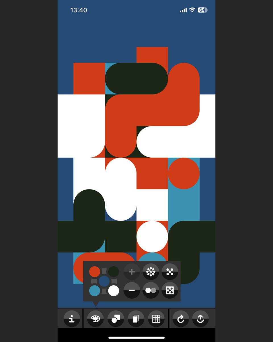 BuroDestruct's tweet photo. 🔴🟢🔵BDD Büro Destruct Designer iOS &amp; macOS app is now available on the App Store.

Free download ✏︎ https://t.co/TQT4CVbej2

Enjoy beautiful graphic deliveries!
#burodestructdesigner #burodestruct #generativeart #swissgraphicdesign https://t.co/FB8p8XBXiD