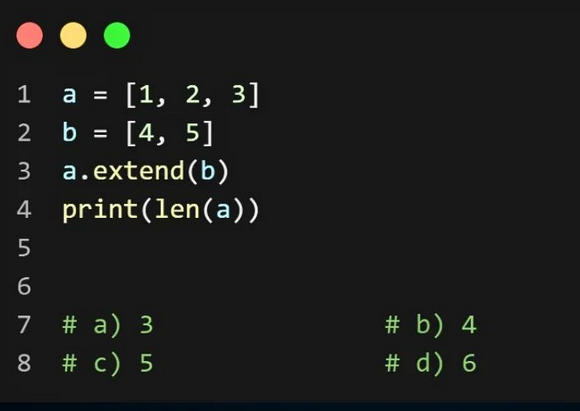 Python_Dv's tweet image. Python Question / Quiz;
What is the output of the following Python code, and why? 🤔🚀 Comment your answers below! 👇
#python #programming #developer #morioh #programmer #coding #coder #webdeveloper #webdevelopment #pythonprogramming #pythonquiz #machinelearning