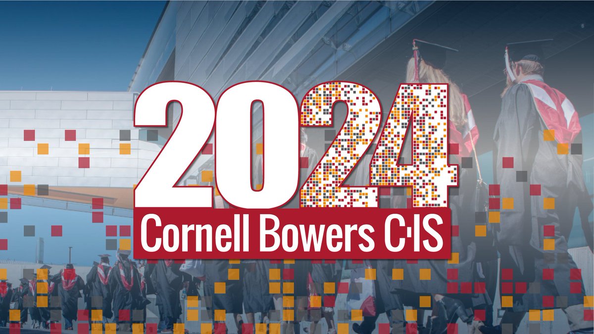 CornellInfoSci's tweet image. Congratulations to our graduates! 🎓🎉
The #Cornell2024 Bowers CIS graduates pursued their passions, conducted impactful research, and created a future full of opportunity. Hear from a few of them as they reflect on their time: bit.ly/3QWTwSL