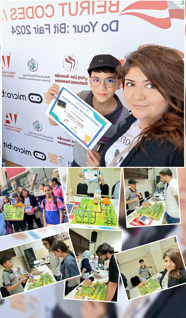So proud of Mohammed Fawzi,a 5th grader,for participating in the #Microbitcompetition &amp; presenting his project with confidence and enthusiasm on harvesting rainwater &amp; using it in a futuristic farm to tackle SDG 6&amp;7. 🌱💧💡 #SDGs #SustainableDevelopment <a href="/makdawhaschool/">Makassed Dawha School</a> <a href="/soha_nj/">Soha Najem</a>