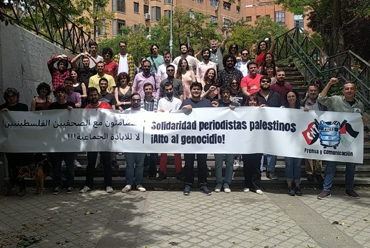 Nuestro recuerdo hoy en las #JPCS2024 a los periodistas palestinos, que están poniendo el cuerpo para contarnos lo que ocurre en #Gaza.
#StopGenocidio.