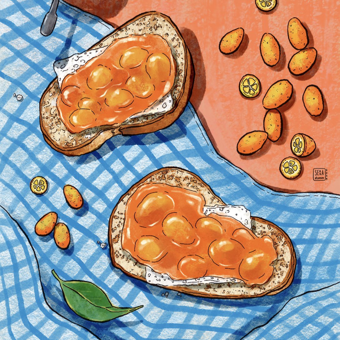 KAFKAOKUR (<a href="/kafkaokurdergi/">KAFKAOKUR</a>) Mart 2024 sayısında Çiğdem Demirhan’ın “Kumkuat Reçeli” öyküsü için çizdiğim illüstrasyon! 🍊

#kafkaokur #illustration #editorialillustration #foodillustration #fruitillustration #kumquat #illüstrasyon #illo #illust