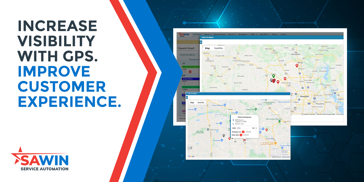 SAWIN’s GPS Fleet Tracking saves you time and money. Track the number of trips, total distance driven, GPS location on a map view, and more! Request a demo today: bit.ly/36z522W 

#fieldservicelife #fieldmanagement #software #toolsofthetrade #skilledtrades #technology