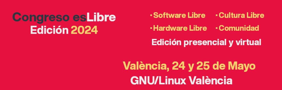 OfiLibreURJC's tweet photo. 📢 ¡Atención,a tención!
🌟 Este finde, la OfiLibre está presente en @esLibre_
¡Estamos súper ilusionados! 🚀 #esLibre #SoftwareLibre #Ofilibre https://t.co/xf2aQlFJQl