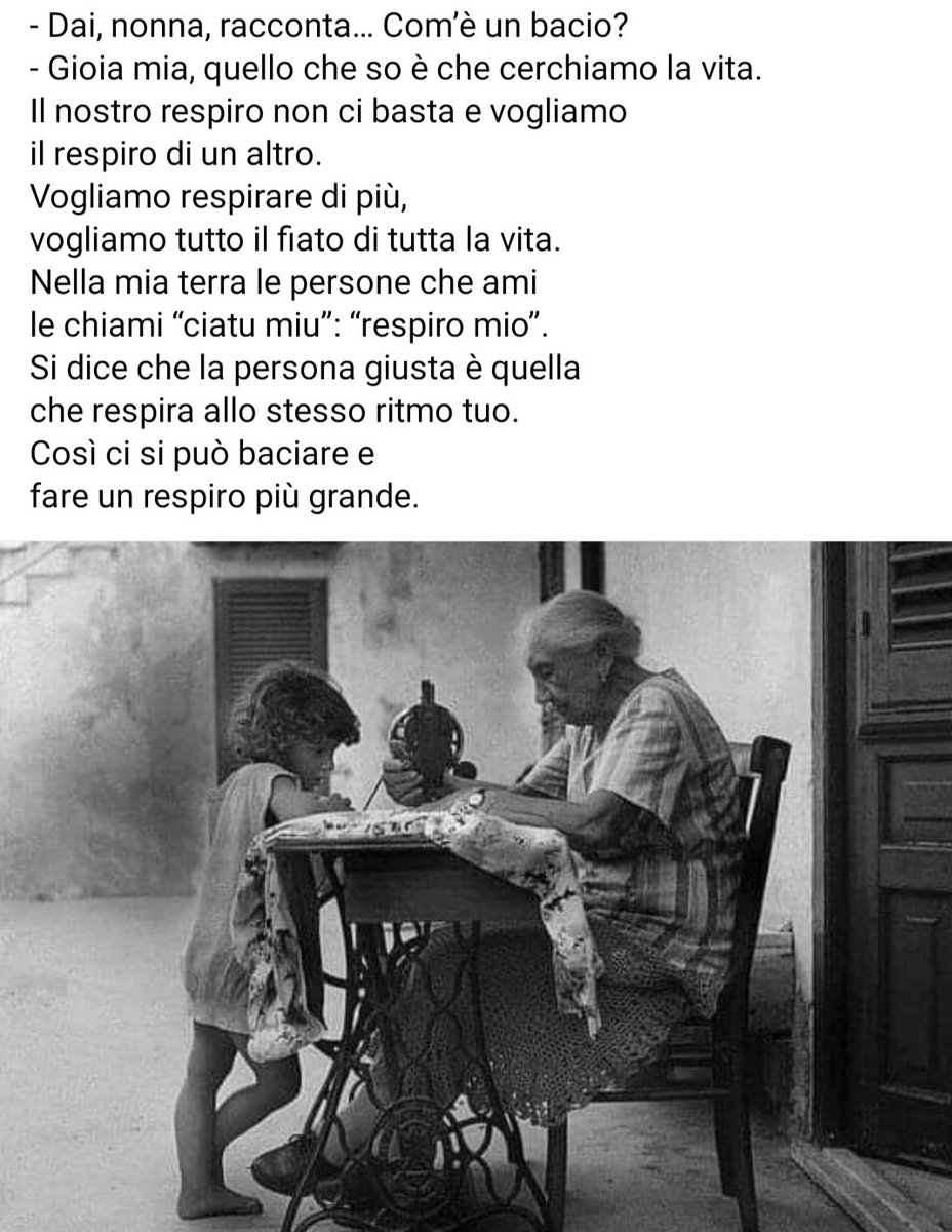 #VentagliDiParole #RespirareInCoro ... ... 'Respiro mio' 💞 Alessandro D'Avenia