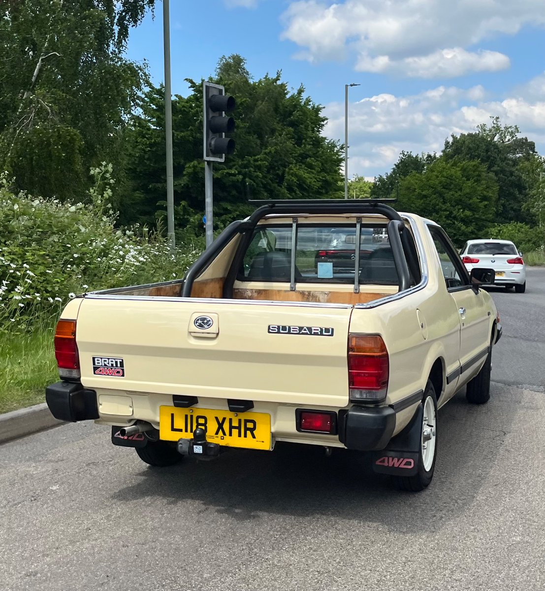 It was nice to see this Subaru Brat earlier. Looked immaculate too: