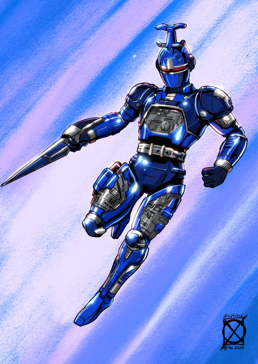 COMMISSION PROMOS OPEN (starts at $15) Blue Beet from Juuko B-Fighter/ Blue Stinger Beetleborg as requested by @cFBouch This was a lot of fun to work on #重甲ビーファイター #ビーファイター #beetleborgs #bigbadbeetleborgs #bluestingerbeetleborg #甲斐かい #ブルービート #bluebeet