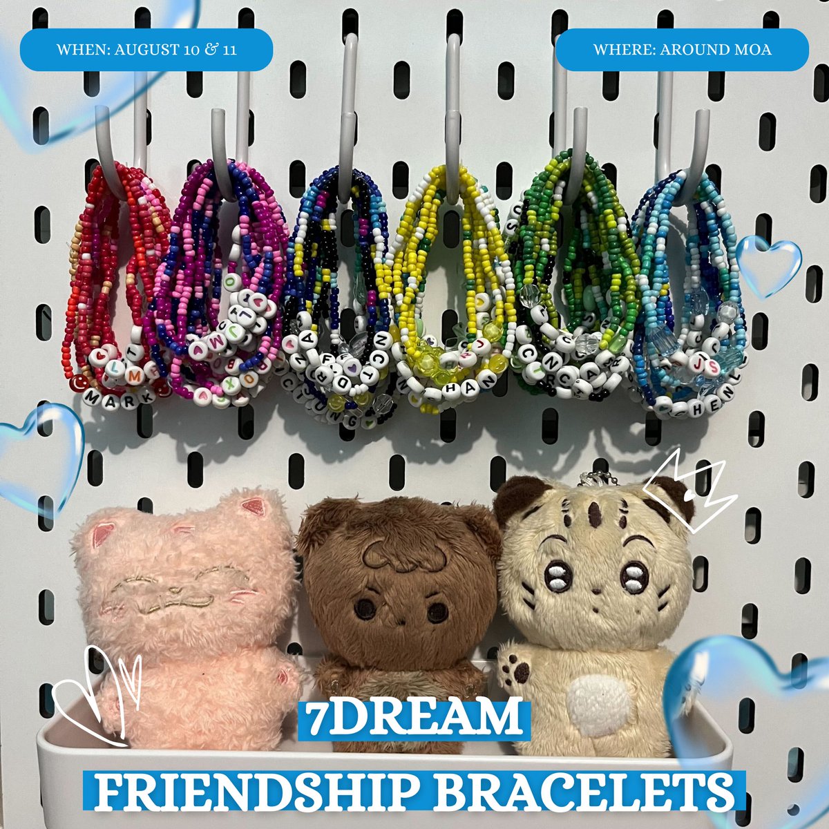 nakaymotor's tweet photo. — 7DREAM FRIENDSHIP BRACELETS FOR ALL ₊✩‧₊˚౨ৎ˚₊✩‧₊

THE DREAM SHOW 3 in MANILA fan support for #7DREAM by @katie_nakamotor 

 ᡣ𐭩 like &amp; retweet
 ᡣ𐭩 follow nct dream's sns accounts

#NCTDREAM_THEDREAMSHOW3_in_MNL
#THEDREAMSHOW3_IN_MANILA https://t.co/fPKRmPZDYF