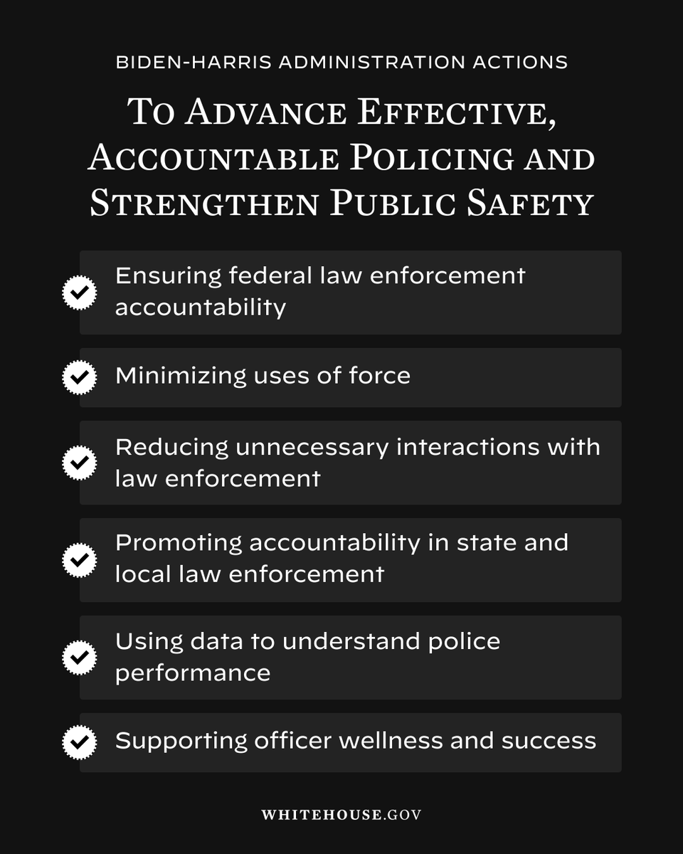 Two years ago, @POTUS signed a historic Executive Order affirming our Administration’s commitment to ensuring that each person is treated with dignity by the criminal justice system. We are committed to improving public trust and advancing public safety.