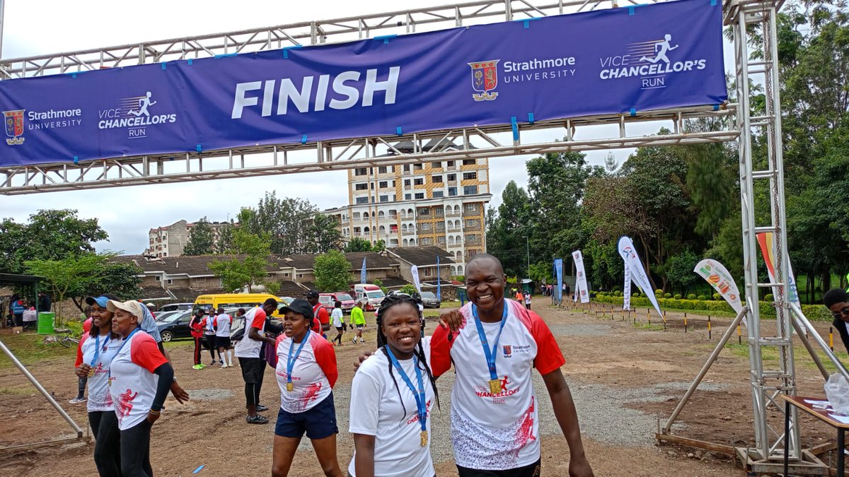 VerahOmwocha's tweet photo. Even us we #Run4Impact 
Well done, Daktari @VinceOgutu #StrathmoreUniversity 
@StrathU #VCRun @gabriedinda https://t.co/LN5h0Wcj5g