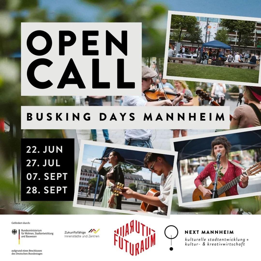 Musiker*innen heads up! Jetzt für die Busking Days #Mannheim bewerben. Alle Infos findet Ihr hier: next-mannheim.de/wp-content/upl…
