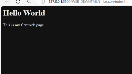 Rsr0777's tweet photo. Hi everyone! 👋
Day 68 of #100daysofcodeangelayu 
Day 01 of #webdev
Today's delved #Html first Hello world.
Have a nice day .🤘🙂 https://t.co/IsYAcEsEOK