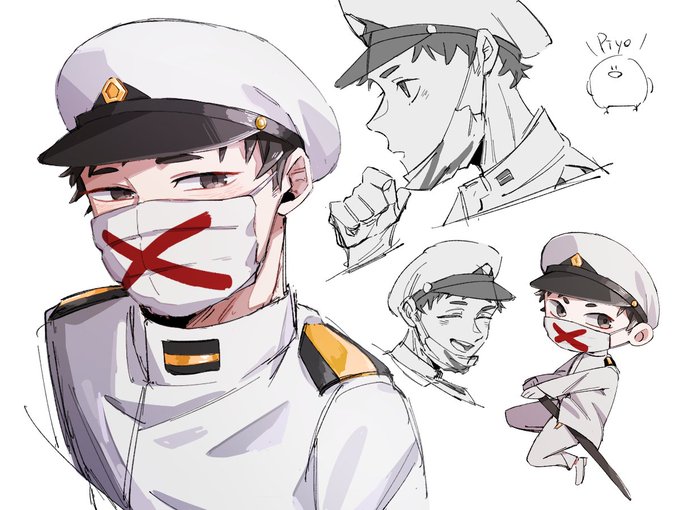 「military uniform peaked cap」 illustration images(Latest)