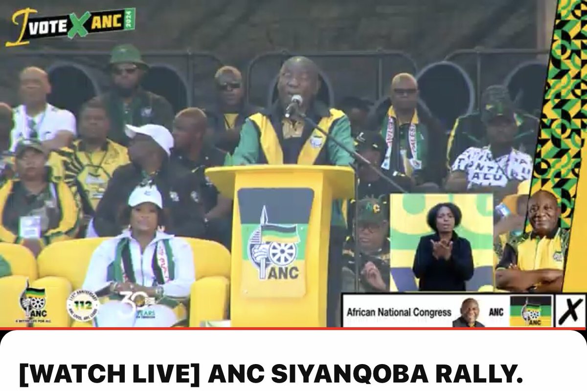 President Cyril Ramaphosa isn’t that good of an actor. Today’s speech at The ANC’s SIYANQOBA RALLY in a packed to capacity FNB Stadium, came from the heart and it reached mine. No matter what your political affiliation, I am sure all South Africans agree, we are truly led by a