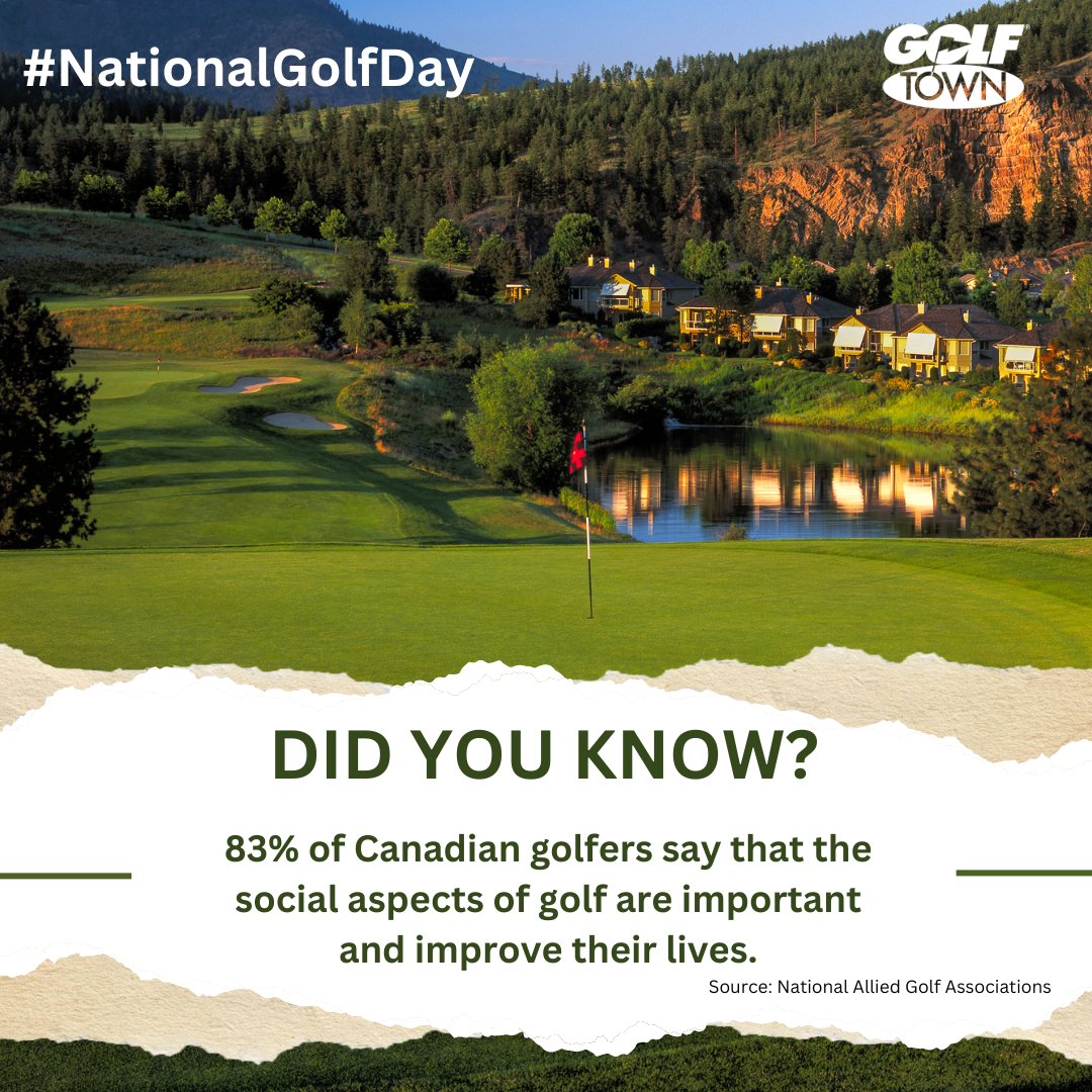 Whether it's the mental, physical, or social benefits, there are many great reasons to get involved and fall in love with golf! ⛳ ❤️ #nationalgolfday To celebrate the game we all love, we're offering customers the chance to book a FREE CUSTOM FITTING. Visit a Golf Town location