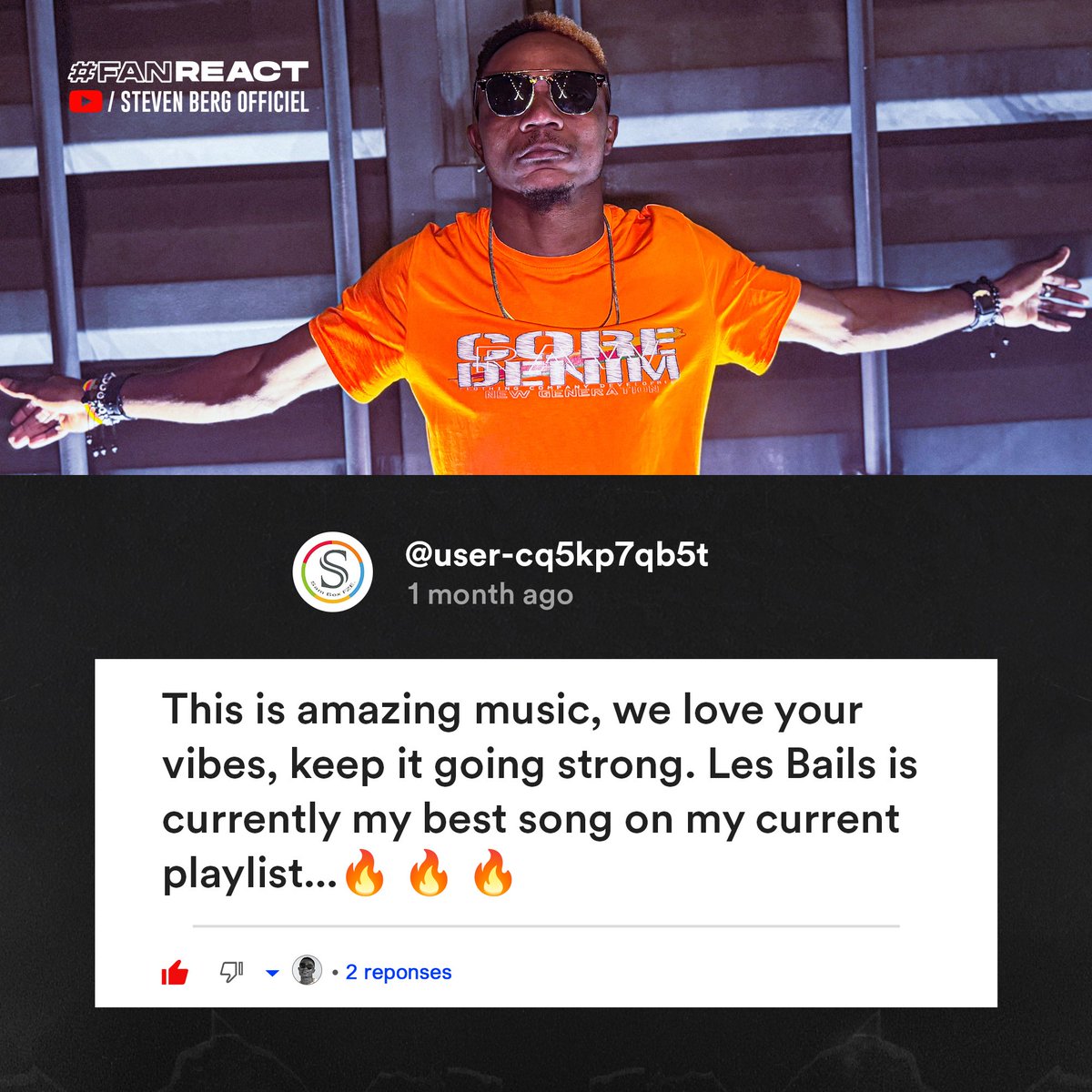 StevenBerg30's tweet photo. Reactions, « Les Bails » 💯
https://t.co/P3DX1JEUdy
#music #rap #artist #rapmusic #youtube #love #rapper #albumrap #rap #hiphop #afropop #release #spotify #artist #distrokid #live #streaming #love #trap #reaction #platform #reactionpics #musicvideo #africanmusic #LesBails https://t.co/VzPK7UJ9bJ