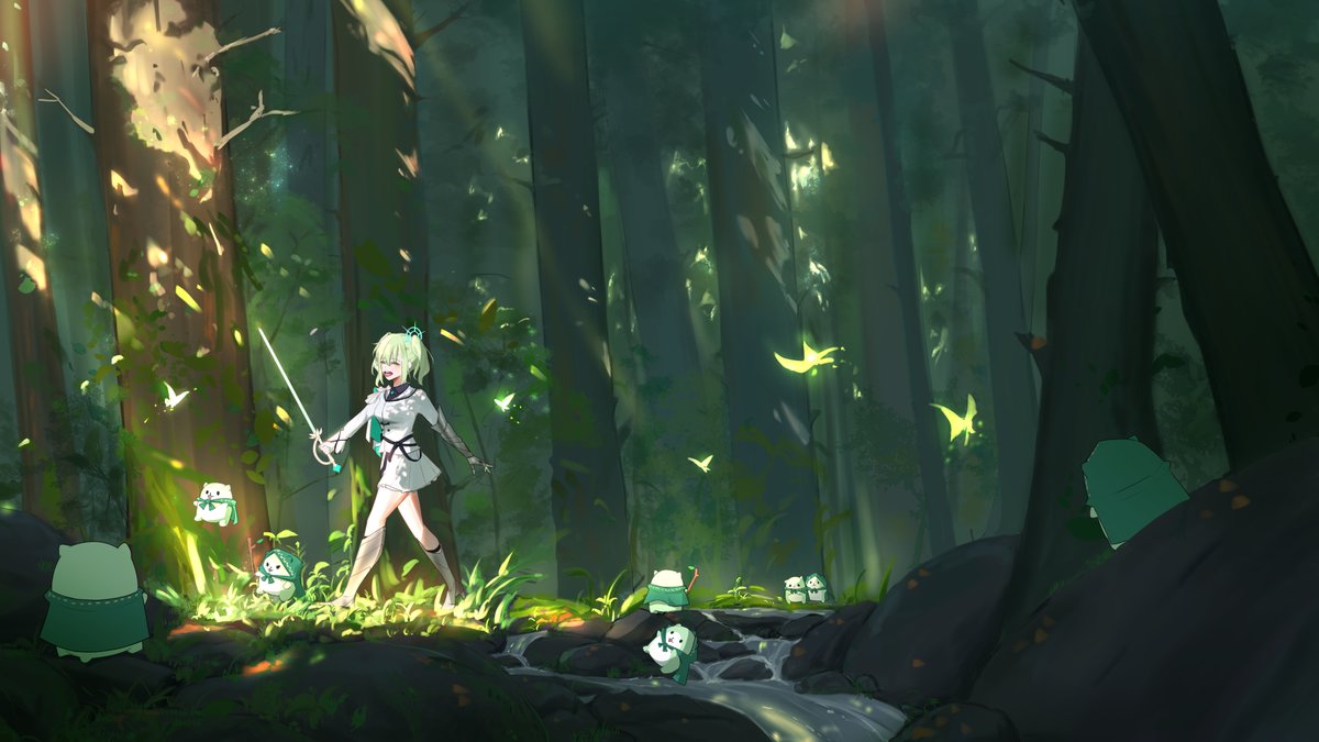 #riko_art

바탕화면 바꿀 겸 용사님 그릴 겸..!