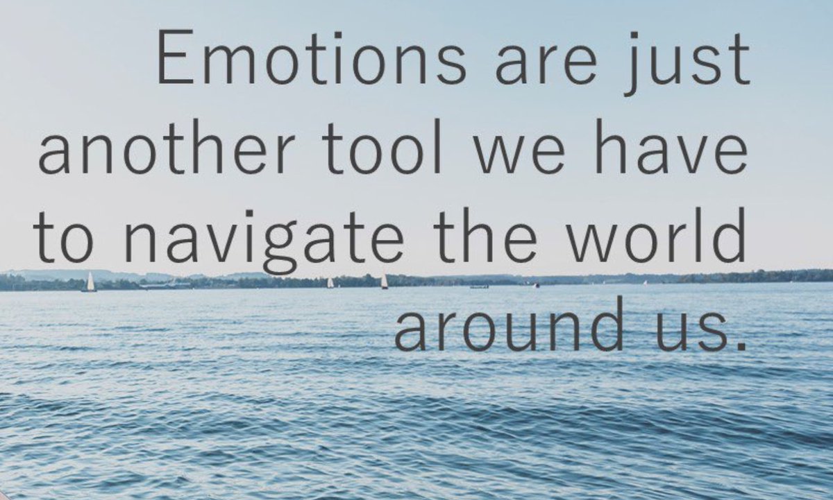 Today is the day…to use your emotions to navigate the world. #todayistheday