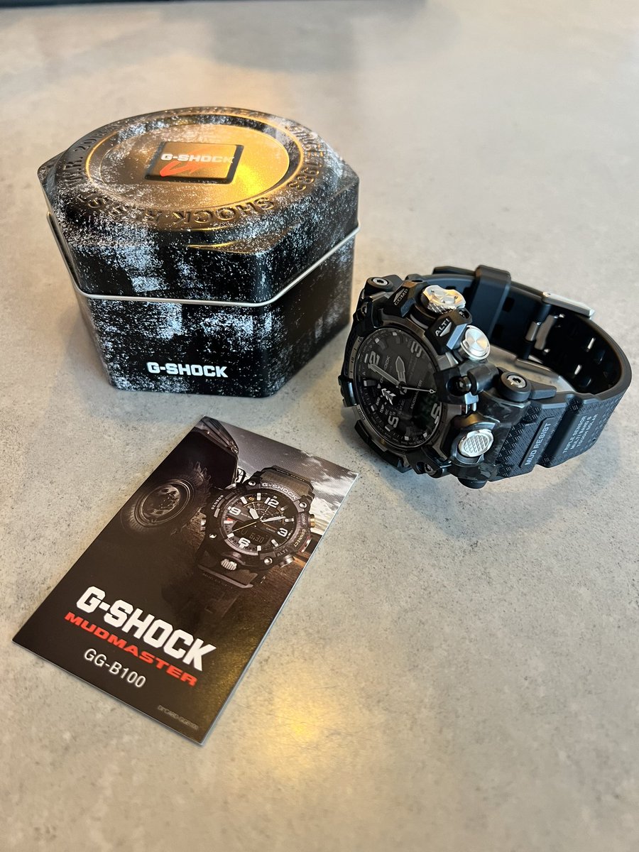 mattywharton's tweet photo. Present to self ⌚️ 😁 #GShock https://t.co/6ngFq4uJBm